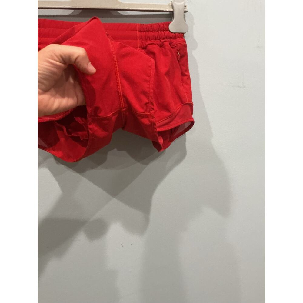 Lululemon Hotty Hot Short II 2.5 Athleisure Running Patriotic Workout Athletic 8 - Picture 13 of 14
